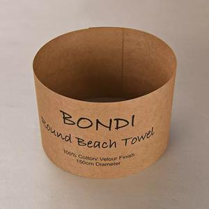 Etiqueta Personalizada con Logotipo Impreso, Recubierta de Kraft, para Folletos, con Impresión Serigrafiada, para Envolver Calcetines, Tamaños A4/A5, con Relieve - Product Image 4