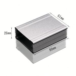 Low Price Aluminum Extrusion <b>Enclosure</b> Electronic Case Customized Pcb Split Type AC Inverter Housing Box IP54 Rated Powder - Product Image 1