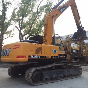 รถขุดตีนตะขาบมือสอง Sany SY215C-9 สำหรับขาย, รถขุดตีนตะขาบมือสอง Sany 20 ตันในเซี่ยงไฮ้ - Product Image 2