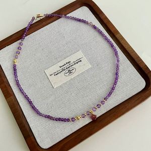 Dylam Fine <b>Top</b> Jewelry Factory Directly Sales Customizable Natural <b>Crystal</b> Bead Necklaces with Sakura Pendant for Women Daily - Product Image 5