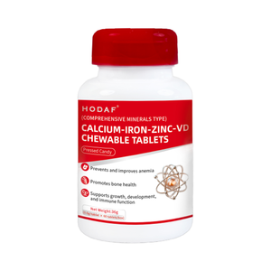 Comprimés de <span class=keywords><strong>calcium</strong></span>, zinc, fer et vitamine D HODAF de qualité supérieure, à croquer, 60 à 100 comprimés, haute puissance, complément alimentaire santé, vente en gros - Product Image 6