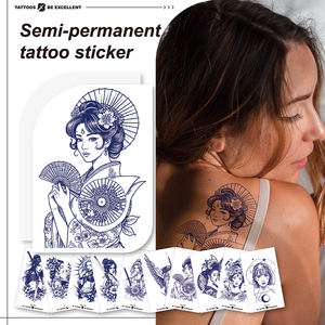 เกอิชาสักชั่วคราวกันน้ำติดทนนานกึ่งถาวรสติกเกอร์ศิลปะสำหรับร่างกายปรับแต่งได้ออกแบบให้ปลอดภัยและเป็นมิตรกับผิว - Product Image 1