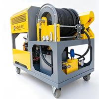 Machine de nettoyage des eaux usées JZC-2060, 200 bars, 60 LPM, moteur essence 27 CV, unité de jet d'eau à haut débit pour les entrepreneurs en drainage