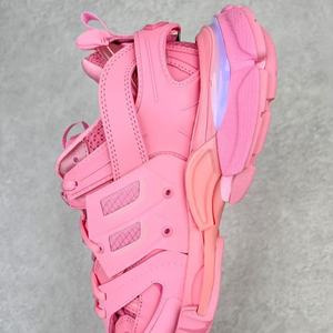 Chaussures de sport décontractées, chaussures de marche amorties avec LED, style design élégant, chaussures de course roses confortables - Product Image 5