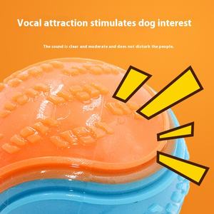 Commercio all'ingrosso Pet giocattoli eco-friendly cane di <span class=keywords><strong>gomma</strong></span> morso molare palla palla suono allenamento <span class=keywords><strong>per</strong></span> <span class=keywords><strong>cani</strong></span> e gatti - Product Image 6