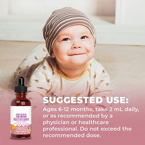 Oem Odm Hete Verkoop Organische Multivitamine Vloeibare Druppels Baby Kinderen Vloeibare Multivitamine En Minerale Supplementen Ondersteunt Immuunsysteem - Product Image 5