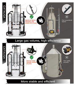 Hızlı Teslimat 1 Adet Maksimum Değer 50m3 Saatlik Verimlilik Verimli Gölet Su Arıtma CATAQUA PP Akvaryum Protein Skimmer'ı - Product Image 6