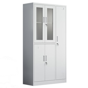 Hongming Steel Locker 5 Door <b>Lockable</b> Metal <b>Cabinet</b> Office <b>Storage</b> Organizer Minimalist Design Standing Type Rectangle Shape - Product Image 4