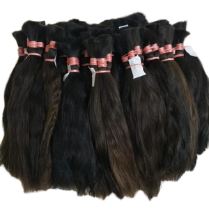 Letsfly - Paquetes de Cabello Humano Remy Indio Liso y Ondulado, Doble Trama a Máquina, 20 Piezas/Lote, Envío Gratis - Product Image 1