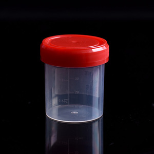 Gobelets d'échantillonnage Jingchuang 25 30 40 60 120 ml avec couvercles pour la collecte d'urine, de crachats et de selles - Product Image 3