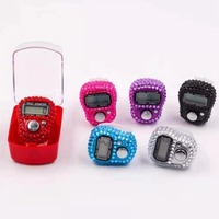 Compteur de doigts numérique Tasbih à LED multicolore en plastique de haute qualité, alimenté par piles, modèle 506, Guangdong pour