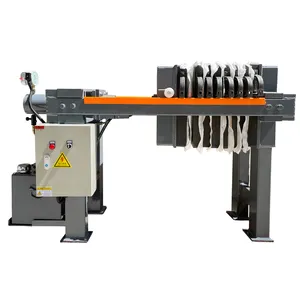 Mini Filtro Prensa Pequeño con Diseño Compacto para Plantas de Tratamiento de Aguas Residuales - Product Image 5