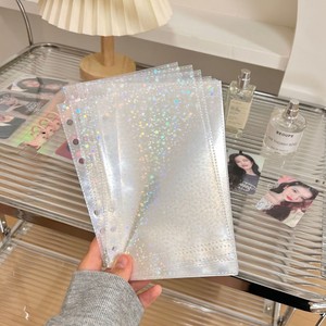 A6 Laser Inner Page Rainbow Stars Love Three Grid One Grid Card Love Bean Small Card Storage Leaf 3 "6" - Product Image 4