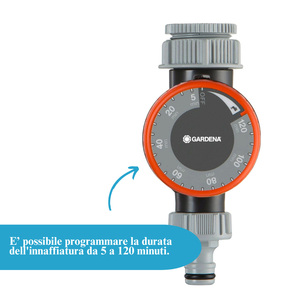 Gardena Mechanical Irrigation <b>Timer</b> 5 120 Min Automatic Switch Off Garden Watering Control - Product Image 2