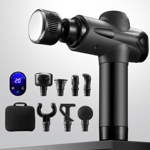 2025 nuevo producto gimnasio Fitness vibración masaje dispositivo pantalla táctil atletas percusión masaje profundo calor frío pistola de masaje - Product Image 1