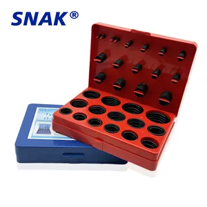 SNAK-caja de goma NBR VMQ HNBR EPDM, Kit de anillo de sellado de silicona, buena calidad, FKM, FFKM, CR, ACM