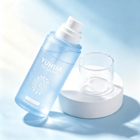 Flacon pulvérisateur cosmétique givré en PET recyclé 60/80/100/120/130/150ml avec pompe, pour lotion, brume, sérum de soin du visage