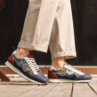 Chaussures de marche légères et antidérapantes pour hommes, style sportif, basses, avec amorti, pour le printemps et l'hiver, fermeture à enfiler