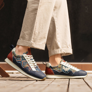 รองเท้าผู้ชายข้อต่ำสำหรับใส่เดินน้ำหนักเบากันลื่น - Product Image 3