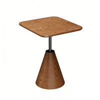 Ensemble de tables et chaises de style rétro personnalisé en bois massif pour restaurant de thé, salon de thé, café d'Asie du Sud-Est, établissement de restauration
