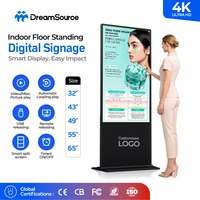 Pantalla Táctil Digital Ultra Delgada de 43, 49, 55 y 65 Pulgadas, 4K, para Señalización Digital, Kiosco, Android 14, Windows, para Publicidad