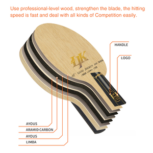 Lama da Ping-Pong LOKI di Grande Successo Serie Liang Jingkun ADC a 7 Strati in Fibra di Carbonio Aramidico per Tennis da Tavolo - Product Image 6