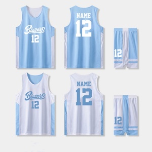 <b>Elite</b> Reversible Basketball Kit-Custom Designed Two-Way Jerseys Shorts UV Protection Anti-Fade Printing Knitted Casual 100% - Product Image 6