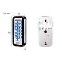 Mesin Kontrol Akses Biometrik All-In-One Berkualitas Tinggi Sistem Operasi Android 8 Layar LCD Penyimpanan Kartu Memori Bertenaga DC KOB AL-K600