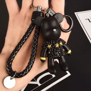 Most Sell Products Crystal Rhinestone Bear Keychain Cartoon Keychain Charms - Product Image 1