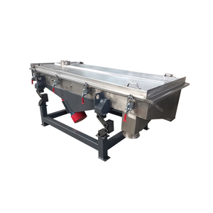 Pantalla vibratoria lineal Rectangular Industrial, máquina clasificadora de astillas de madera, dos motores de vibración, acero inoxidable - Product Image 5