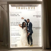 Vente en gros Photomaton de mariage couverture de magazines Photomaton Vogue personnalisé avec portes