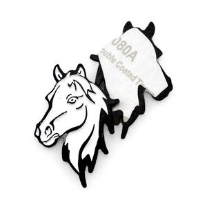 不干胶金属徽章贴纸手机或汽车装饰定制标志3 <span class=keywords><strong>m</strong></span>贴纸金属别针软搪瓷别针贴纸 - Product Image 4