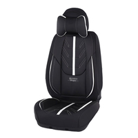 Housses de siège de voiture universelles en cuir PU, ensemble complet, toutes saisons, imperméables, respirantes, compatibles airbag, vente en gros