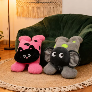 Cute <b>Plush</b> Toy Pillows in Two Styles: <b>cat</b> and Elephant. <b>Plush</b> Toy Dolls, Decorative Pillows, and Festival Gifts. - Product Image 5