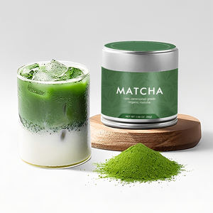 AMULYN 100% Bubuk Teh Hijau Matcha Organik Murni OEM Label Pribadi Bubuk Matcha Hijau Organik untuk Upacara dalam Kaleng - Product Image 6