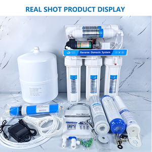 Sistema de Filtro de Agua por Ósmosis Inversa Alcalinizante Eléctrico, Autolimpiante, Membrana RO de 5 Etapas, Montado en Pared, 100 GPD, 1 Año de Garantía, para el Hogar - Product Image 6