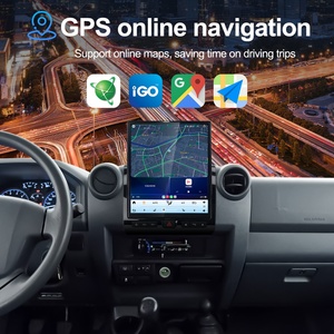 Navihua 12" Touch Screen Car DVD Multimedia Navigation GPS Android Audio for Toyota Land Cruiser LC70/71/76/78/79 2007-2023 - Product Image 2