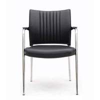 Chaise de bureau en cuir de luxe moderne Chaise de bureau avec siège en cuir confortable