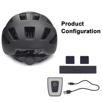 Casque de vélo personnalisé ultraléger OEM pour adultes avec éclairage arrière LED rechargeable, casque de vélo de montagne, casque de vélo de route, casque urbain avec visière