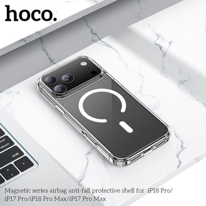 <span class=keywords><strong>เคส</strong></span>กันกระแทก <span class=keywords><strong>HOCO</strong></span> Magnetic Air Cushion สำหรับ iPhone 18 Pro Max/17 Pro Max  วัสดุ TPU นิ่ม ป้องกันการตกหล่น - Product Image 3