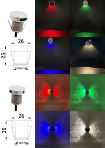 Lumière d'escalier LED <span class=keywords><strong>marine</strong></span> Dock Mini RGBW IP68 étanche 316SS DC12V 24V pour yacht - Product Image 3
