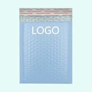 Thickened Milk Blue Bubble Mailer Co-extrusion Film Waterproof Foam Pouch Factory Wholesale <b>Logistics</b> Bag 38x47+4cm - Product Image 1