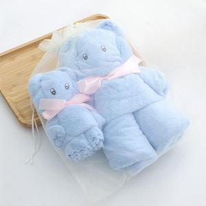 <span class=keywords><strong>Toalla</strong></span> en forma de oso de lana de coral suave para regalos y recuerdos Hecho por fabricante directo de microfibra - Product Image 3