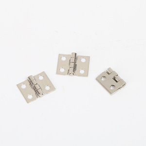 Ultra Mini Pure Copper Hinge 2 Point Small Craft Box Furniture Hinge Surface Mount Durable Minimalist Design - Product Image 3