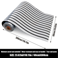 Grand Rouleau de Papier Peint Épais Auto-Adhésif en PVC, Panneau Mural 3D à Grille avec Texture Réfléchissante Effet Miroir pour la Décoration Artistique de la Maison