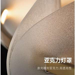 Lampe à pétales minimaliste moderne, lumière créative pour chambre de princesse, style luxueux et tendance pour jeunes filles, luminaires suspendus modernes pour salon - Product Image 4