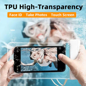 Bolsas impermeables <span class=keywords><strong>para</strong></span> teléfono móvil, funda <span class=keywords><strong>para</strong></span> teléfono de buceo y natación subacuática <span class=keywords><strong>para</strong></span> Iphones 15 Pro Max Samsung S24 Ultra - Product Image 3