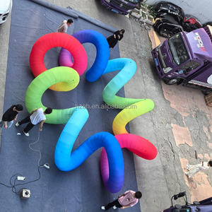 Guirnalda Inflable Gigante y Colorida, Hermoso Modelo de Anillo de Flores Inflable para Decoración de Eventos y Fiestas - Product Image 4