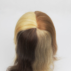 Vraies coiffures humaines Mannequin poupée factice pratique coupe mourir coiffeur formation tête mannequins - Product Image 6