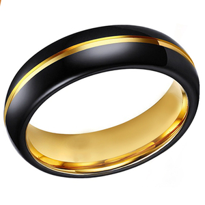 Anillos <span class=keywords><strong>de</strong></span> <span class=keywords><strong>Compromiso</strong></span> <span class=keywords><strong>de</strong></span> Tungsteno <span class=keywords><strong>de</strong></span> 6mm con Acabado Pulido <span class=keywords><strong>de</strong></span> Cheng Jewelers, Joyería <span class=keywords><strong>de</strong></span> Carburo <span class=keywords><strong>de</strong></span> Tungsteno, Chapado en Oro Negro, <span class=keywords><strong>Alianza</strong></span> <span class=keywords><strong>de</strong></span> Boda para Hombre - Product Image 3